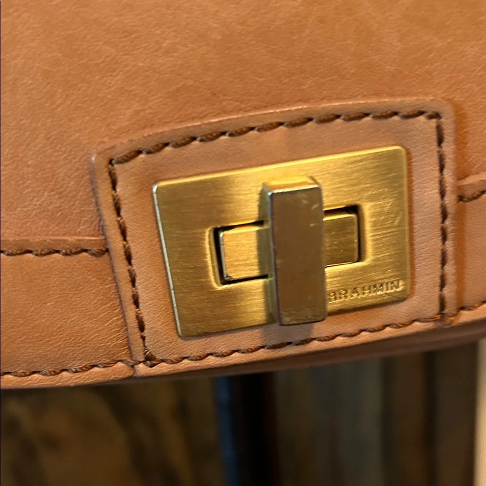 Brahmin Saddle Brown Crossbody Bag - Picture 4 of 16